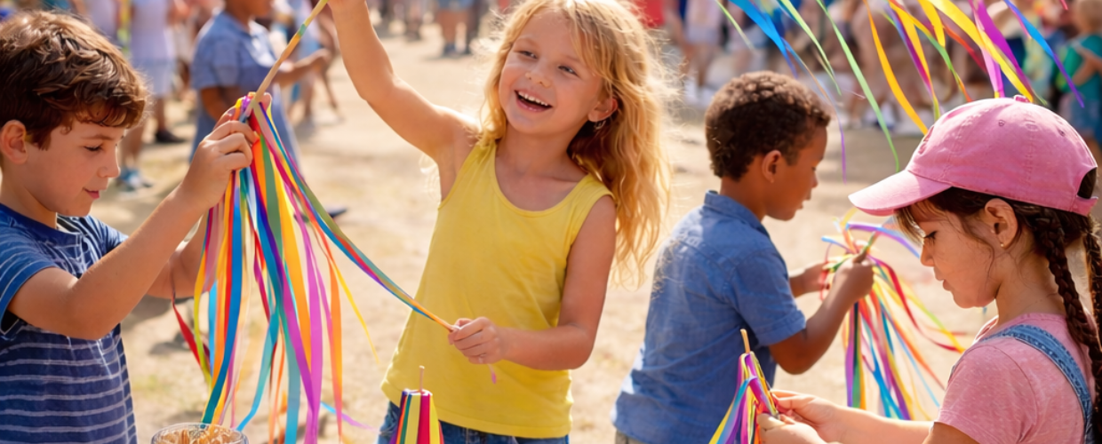 Ribbon Stick Making – Creating Movement with Purpose: Wisdom Warehouse