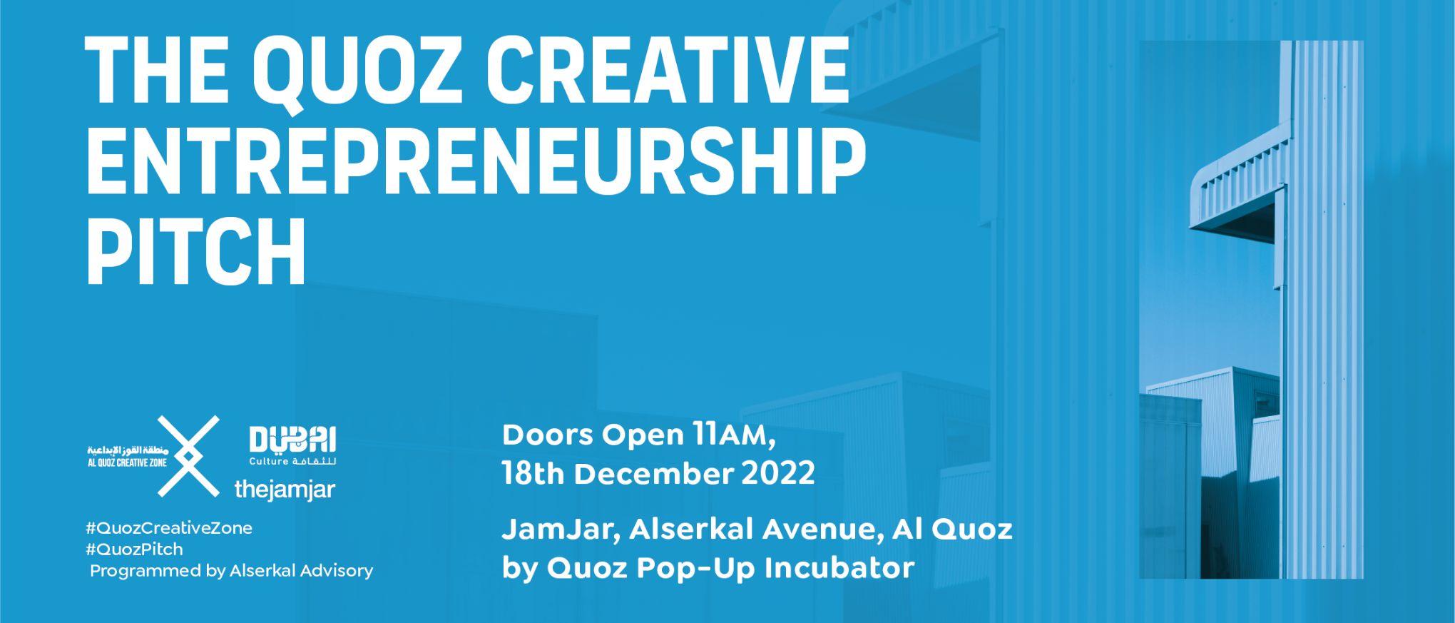 The Quoz Creative Entrepreneur Pitch