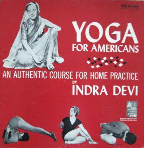 Cover of Yoga for Americans, by Indra Devi, 1959.