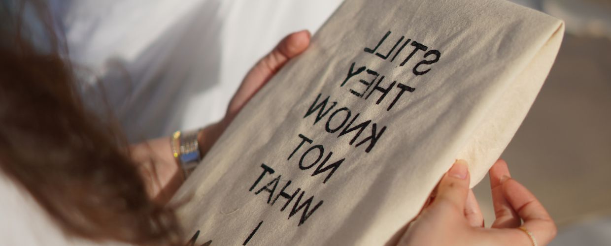 Wear Your Words: Live Block Printing