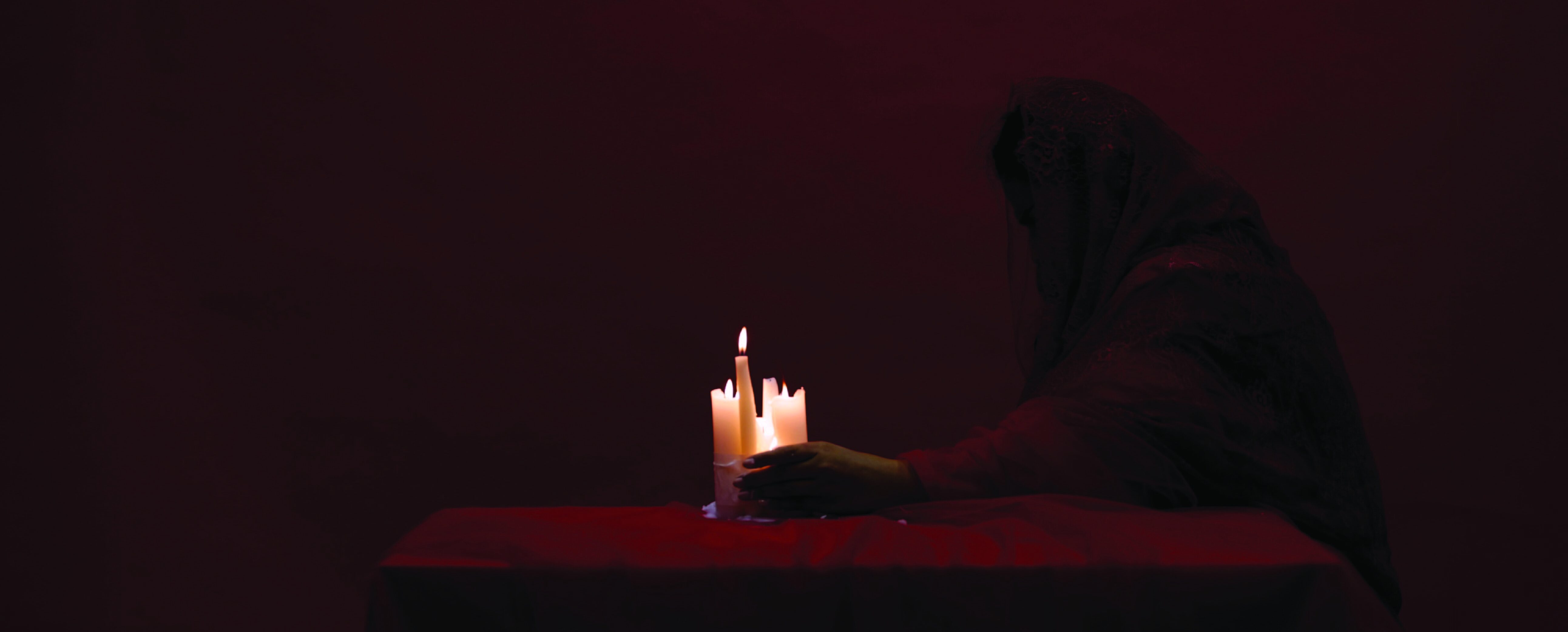 The solo exhibition "... I kept holding" by Maitha Hamdan