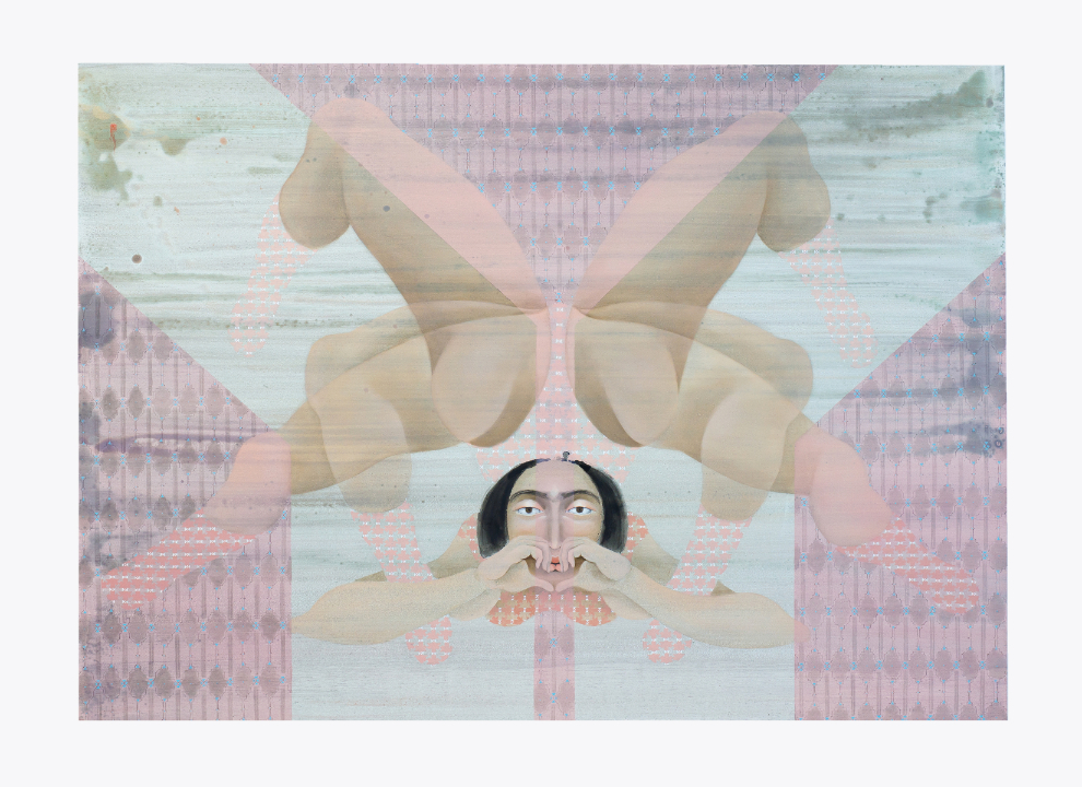 Hayv Kahraman Untitled 2020 Oil on wood panel 127 x 178 cm