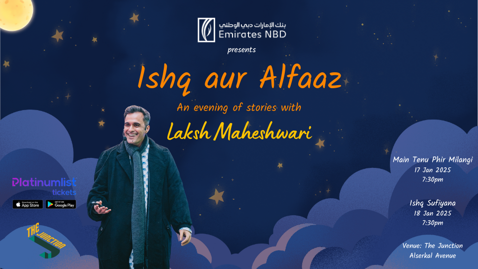 Ishq aur Alfaaz – An evening of stories with Laksh Maheshwari