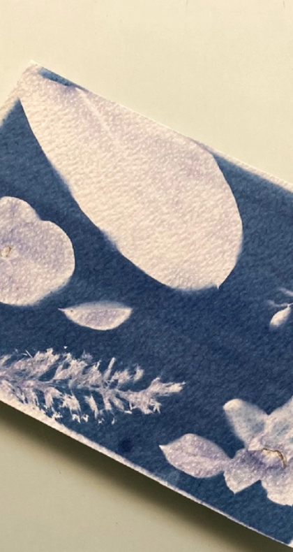 Cyanotype with Mohammed Abdelwahab