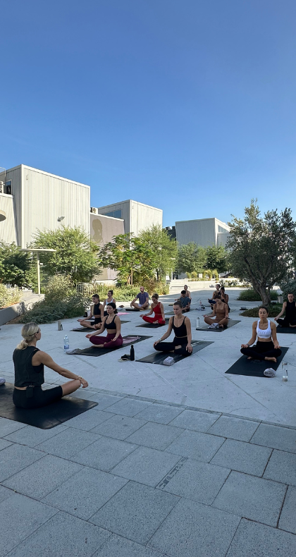 Outdoor Yoga with Shimis