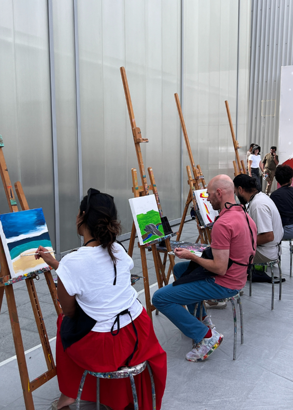 A Surrealist Sip, Snack & Paint Experience