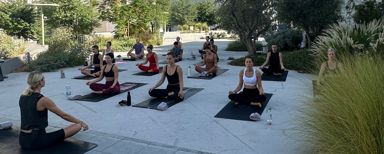 Outdoor Yoga with Shimis