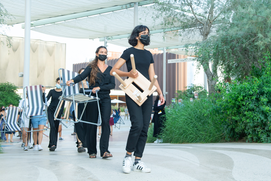 Cultures in Conversation | Artist Intervention by Amalia Pica at Ghaf Circle