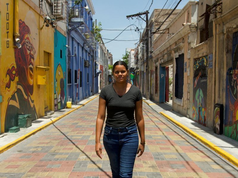 Camille Chedda in Kingston Creative. Image Credit: Dennis Fyffe / Denni Visuals