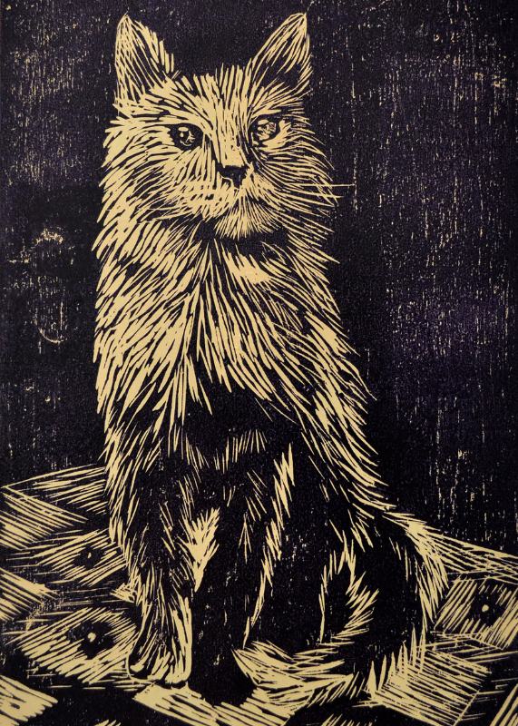 Woodcut Relief Printing