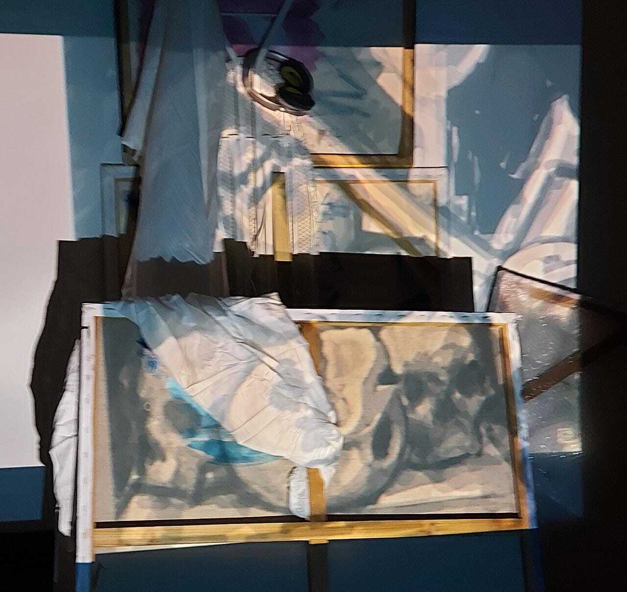 A – B = C (The image interrogated)