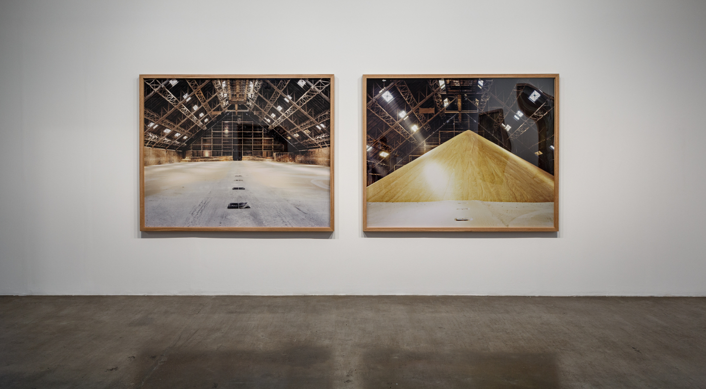 Zineb Sedira Sugar Silo Diptych 2013 Digital C type 160x200 cm each
