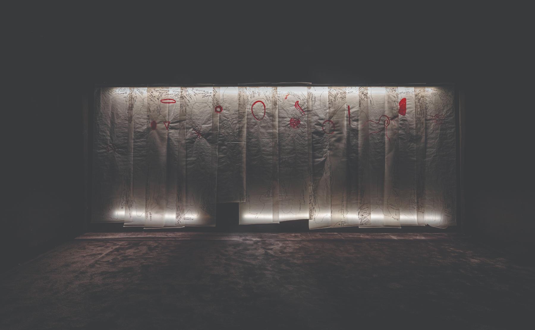 Adelita Husni-Bey Encounters on Pain 2016 - 2022. Image courtesy of Laveronica Gallery.