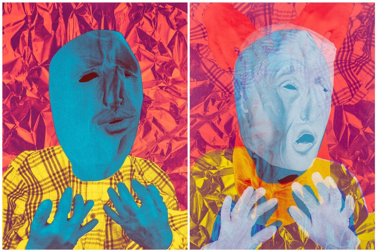 Brian Gonzales, Why Does Everything Have To Be A Goddamn Crisis?; Take It Back If I Could, All The Bad Things I Did, 2022, Screenprint, 38 x 28 cm